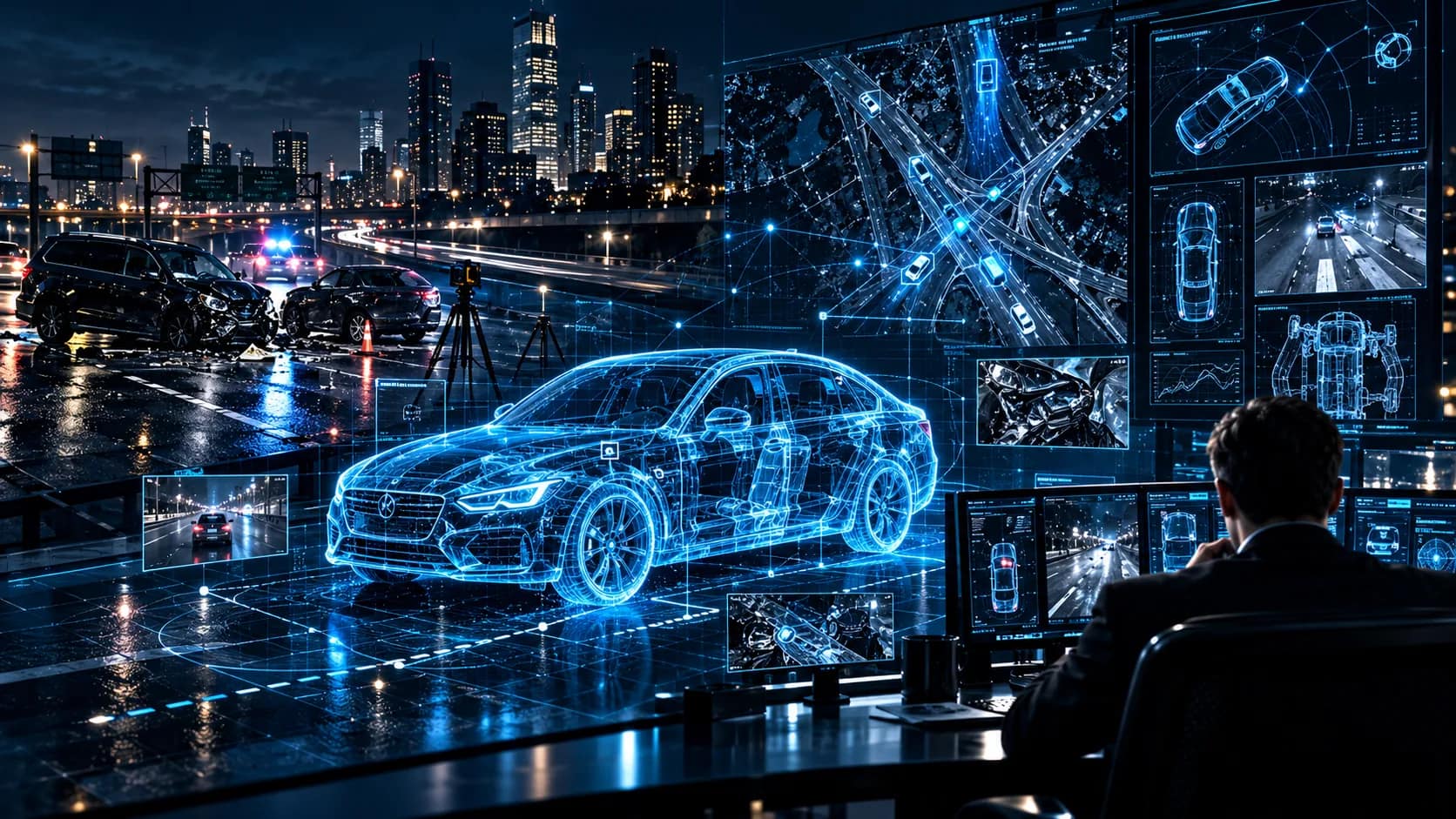 Vehicle evidence preservation and forensic handling environment.